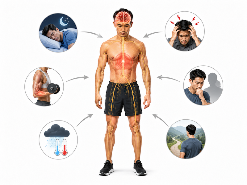7b2922bd-78cc-4368-946f-7d4442775916 Diagram showing that injury risk depends on multiple factors beyond limb asymmetry alone