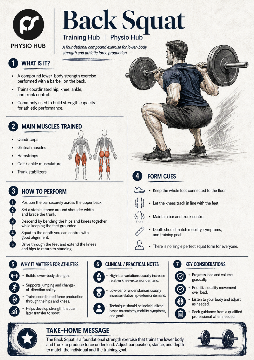PH Back Squat PH Single-Leg Control