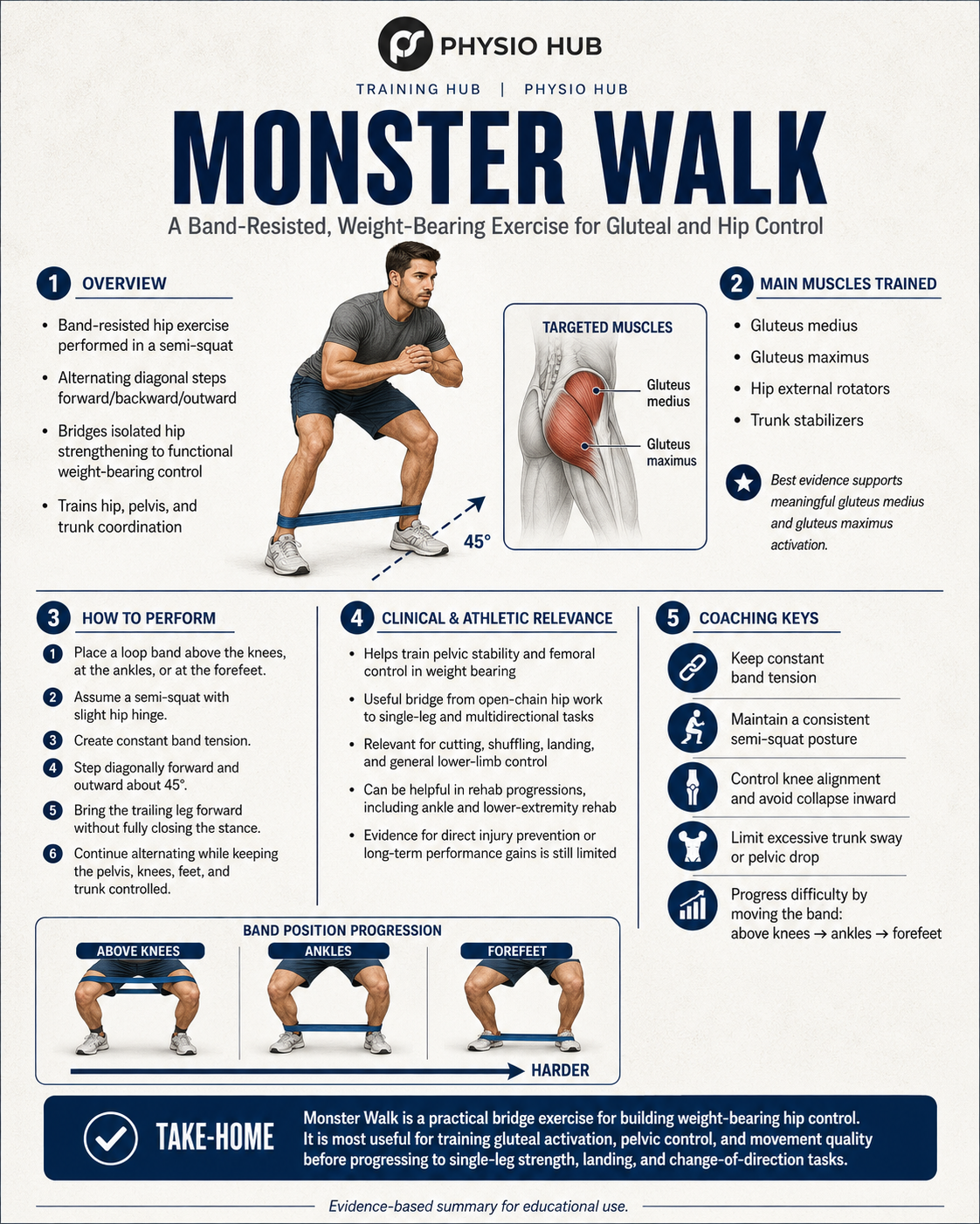 PH Monster Walk PH Single-Leg Control