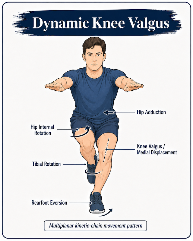 Diagram showing that injury risk depends on multiple factors beyond limb asymmetry alone