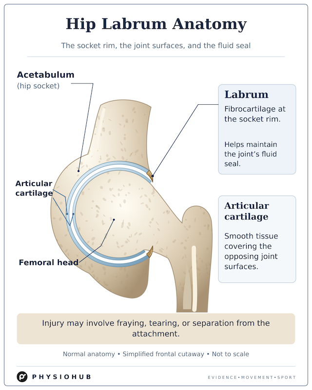 01-hip-labrum-anatomy Diagram showing that injury risk depends on multiple factors beyond limb asymmetry alone